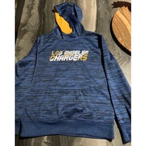 Los Angeles Chargers Pullover Hoodie - LA Bolts - Men’s Navy - Size L - NFL